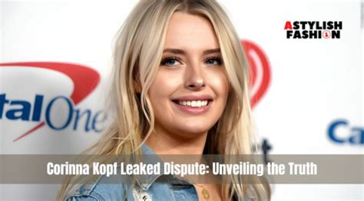 Corinna Kopf: Unveiling the Truth Behind the 