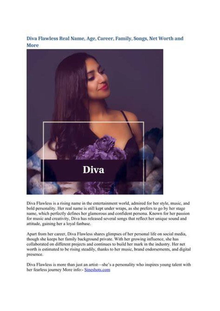 Discover the True Identity Behind Diva Flawless: Real Name and Fascinating Journey