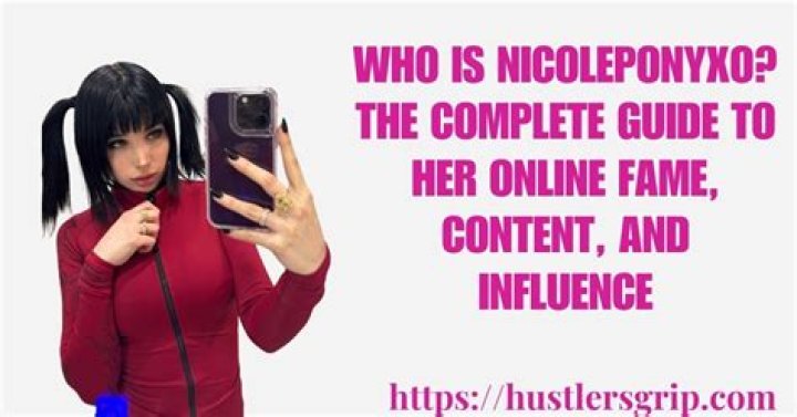 Discovering NicolePonyxo's Online Presence: What Fans Are Finding