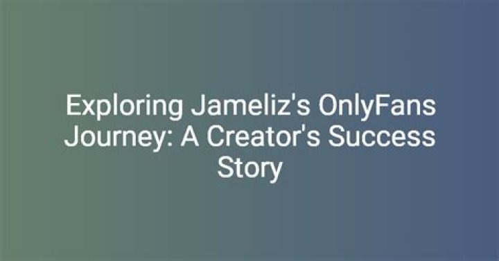 Exploring Jameliz Smith's OnlyFans Presence and Online Journey