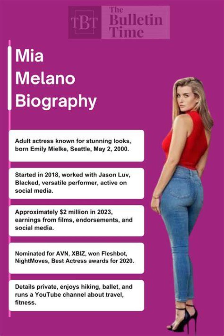 Exploring Mia Melano: Facts About the Model and Actress