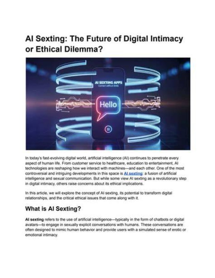 Exploring Sex Chat AI: Your Guide to Virtual Intimacy and Connection Today
