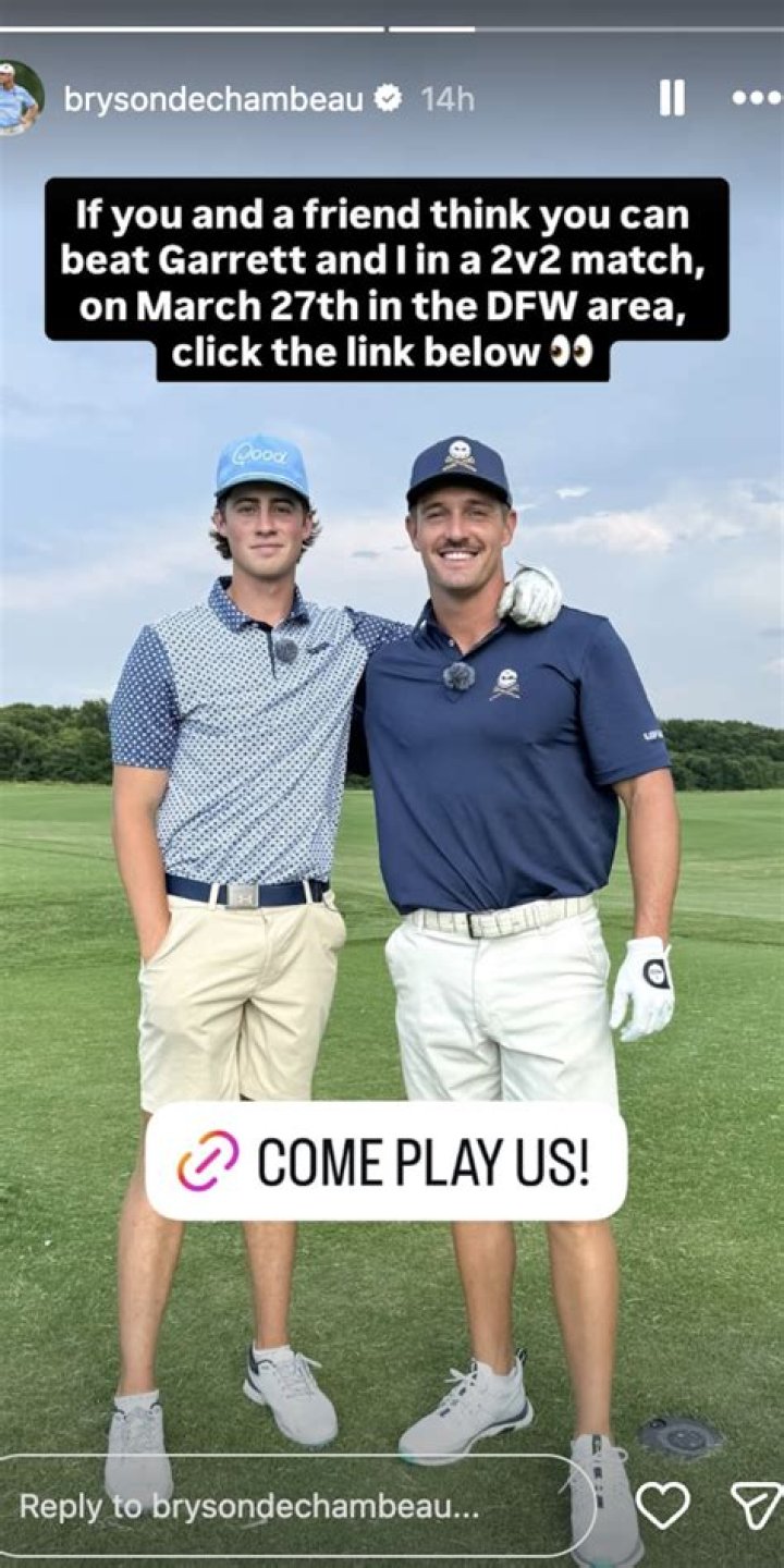 Garrett DeChambeau: Getting to Know Bryson's Closest Supporter