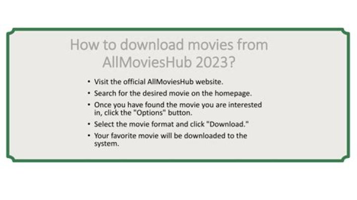 Getting Your Favorite Flicks: The Lowdown on 300MB Movie Download Options