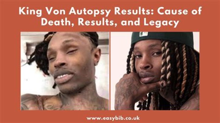 King Von Autopsy Results: A Deep Dive into the Findings and Their Implications
