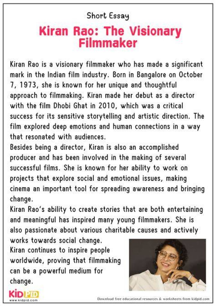 Kiran Rao: Unpacking the Journey of a Visionary Filmmaker