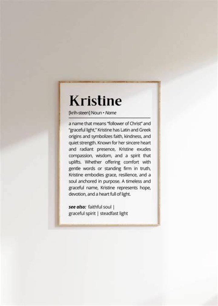 Kristine Wunschel: Exploring the Deep Meaning Behind a Classic Name