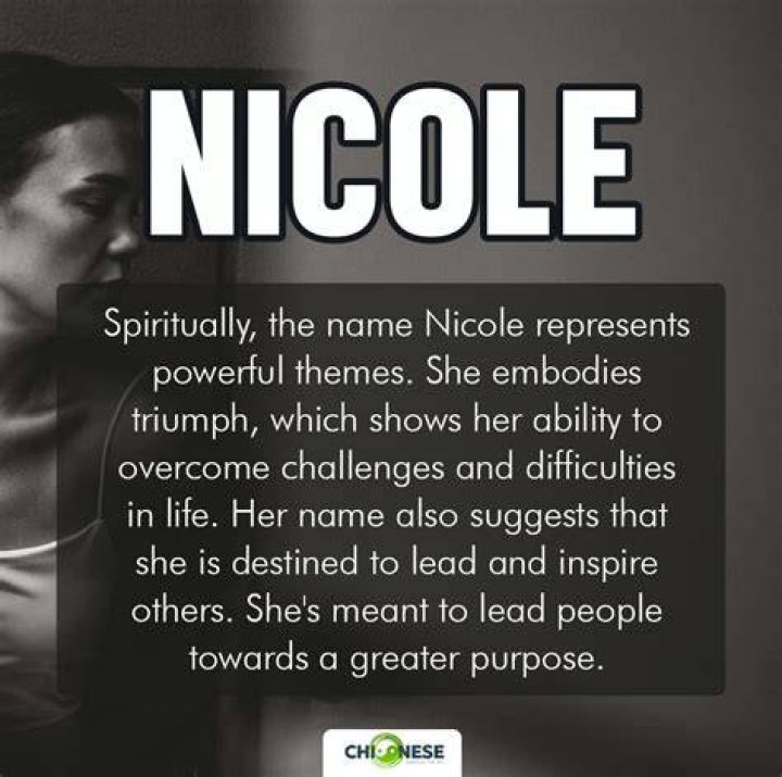 Nicole Alexander: Unpacking the Rich History and Meaning of the Name Nicole