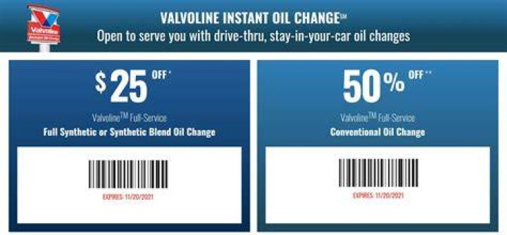 Save Big: Your Guide to the Valvoline Coupon $25 Synthetic Oil Change