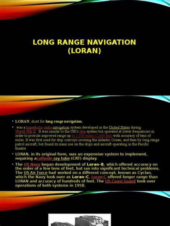The Enduring Story of Loran: A Look at Long Range Navigation's Legacy