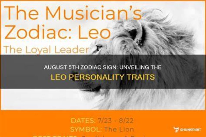 The Powerful Roar of the 15 August Star Sign: Unveiling the Leo Spirit