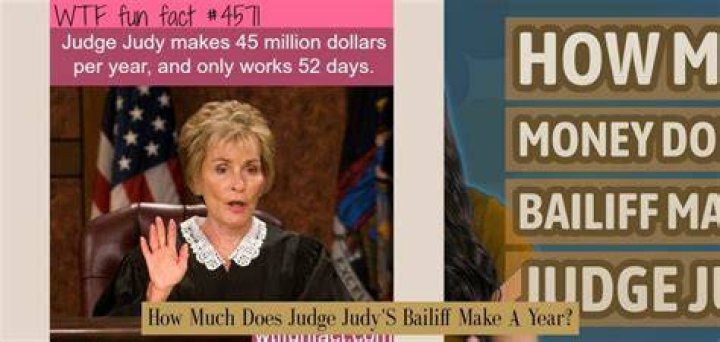Unpacking the Paycheck: How Much Does Judge Judy's Bailiff Make?