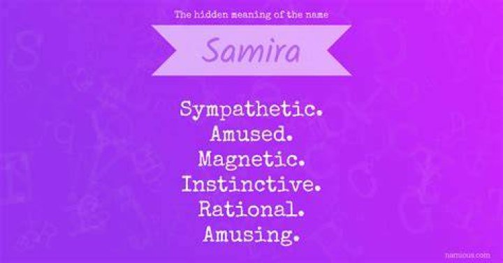 Unveiling the Meaning of Samira: What Does This Beautiful Name Stand For?