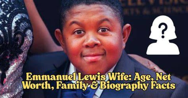 Unveiling the Mystery: Emmanuel Lewis' Wife and Their Life Together