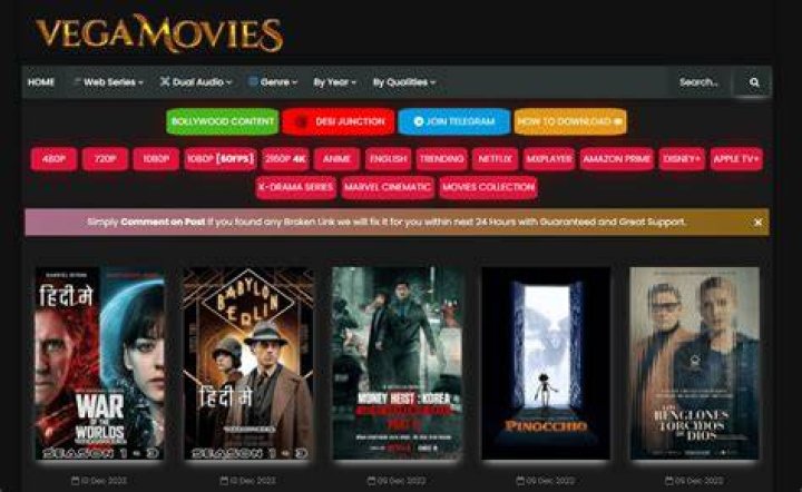 Vegamovie.in: Your Ultimate Guide to Free Movies and Entertainment