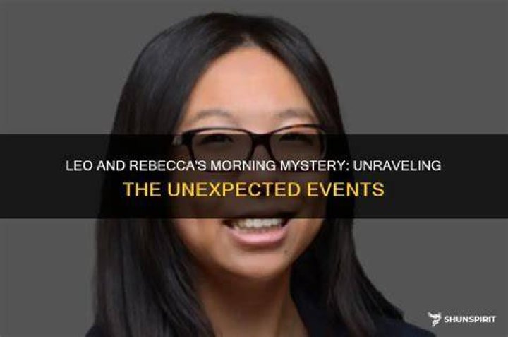 What Actually Happened to Rebecca? Unraveling the Public's Curiosity