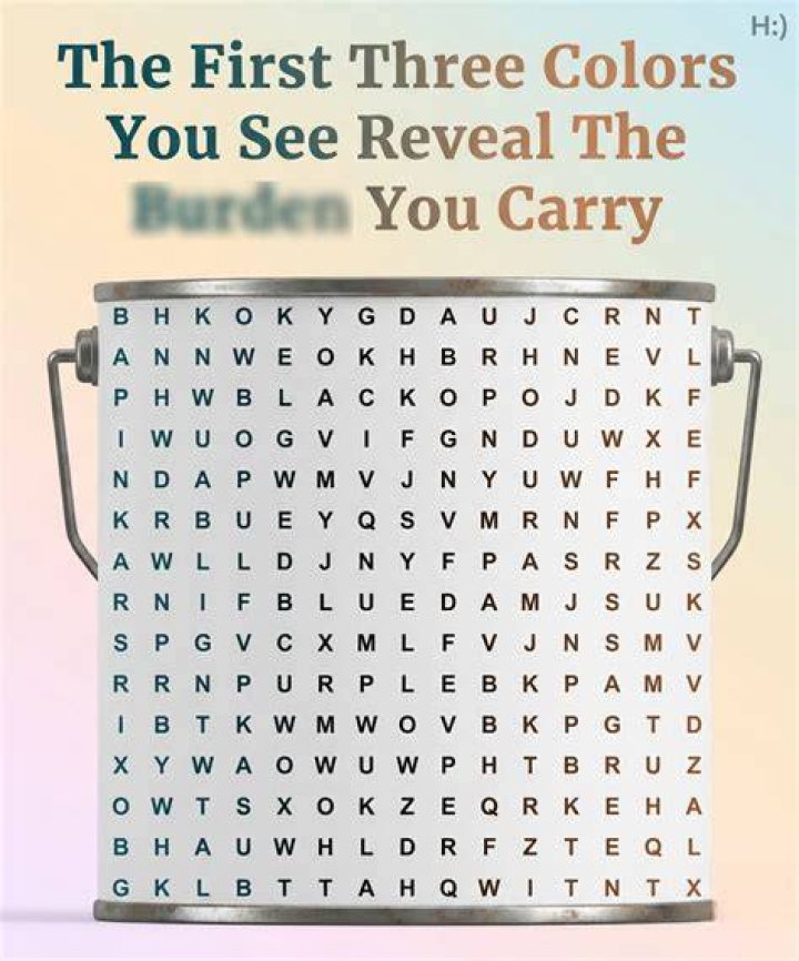 What Color Do You Notice First? Your Subconscious Might Be Talking