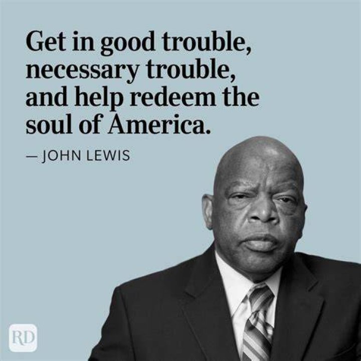 What is John Lewis Famous for Saying?