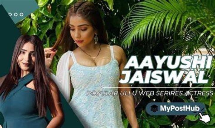Who is Aayushi Jaiswal Internet Personality?