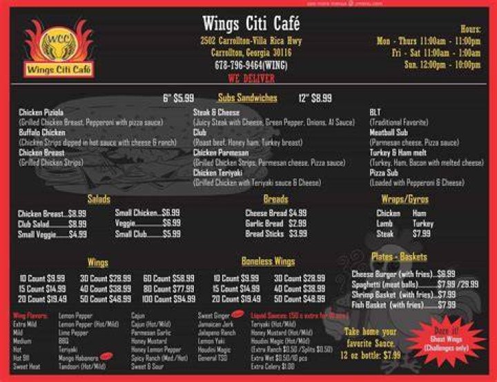 Wing Citi Cafe Menu: A Comprehensive Guide to the Best Dining Experience