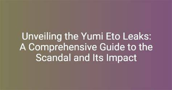 Yumi Eto Hospitalized: Understanding the Impact and What Fans Need to Know